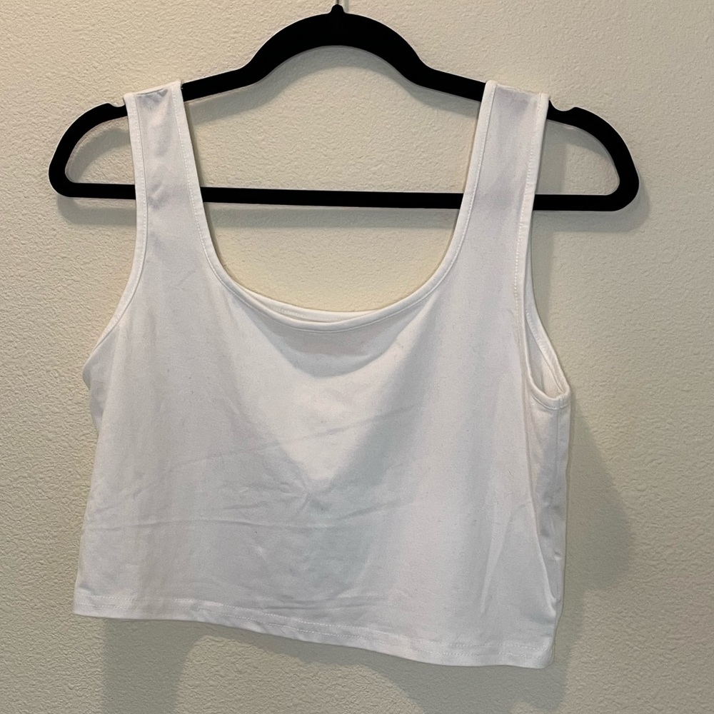 Crop Solid Tank Top